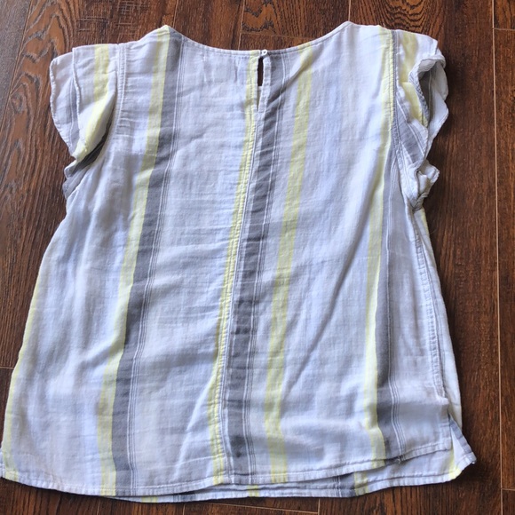 Lightweight Yellow/White/Grey CK Blouse - Picture 4 of 7